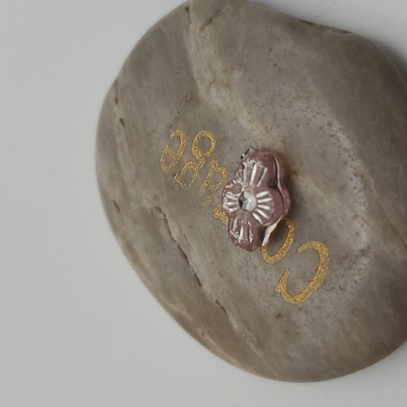 Crystal flower cottagecore barbie pale pink charm bead - Picture 1 of 2